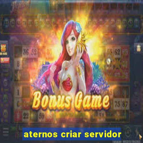 aternos criar servidor